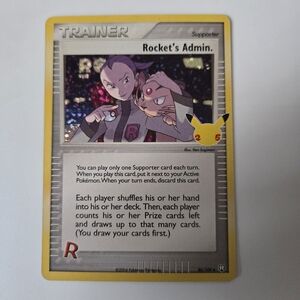 Rocket's Admin. #86 Pokemon Celebrations Holo Card
